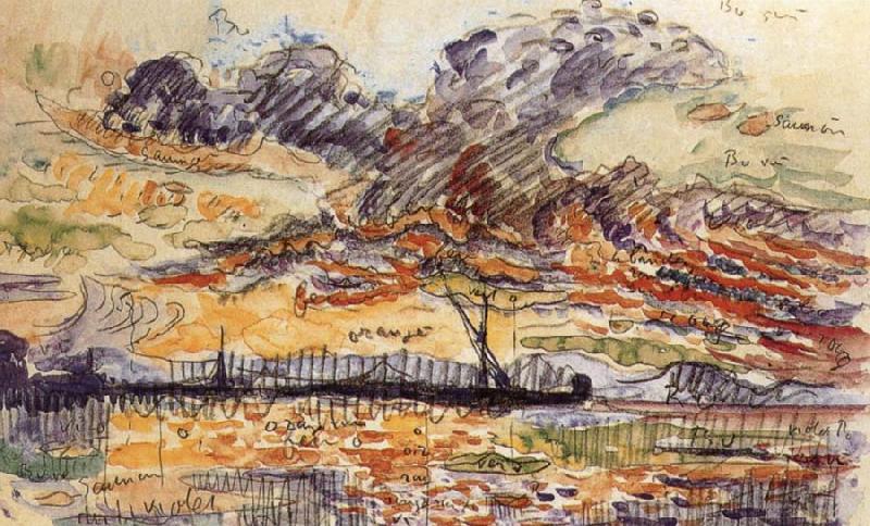 Paul Signac Put in Norge oil painting art